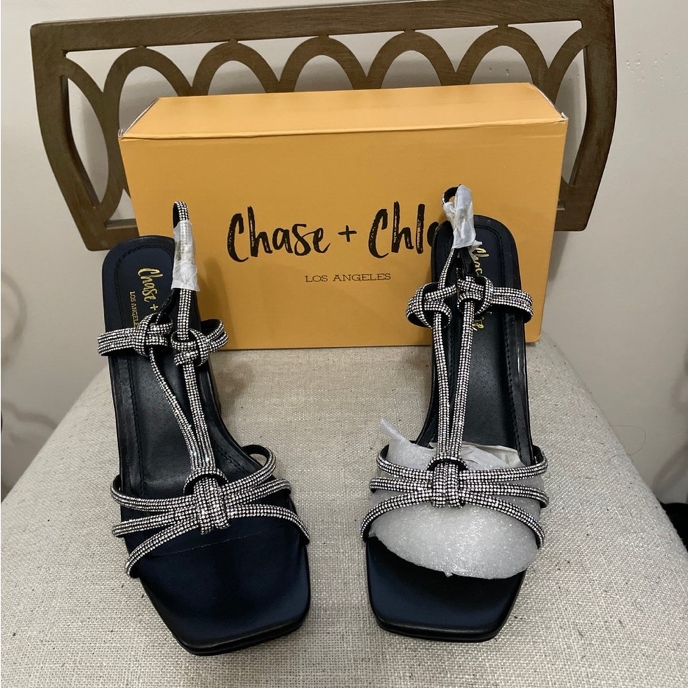 Chase & Chloe Los Angeles size 9 Block Heels